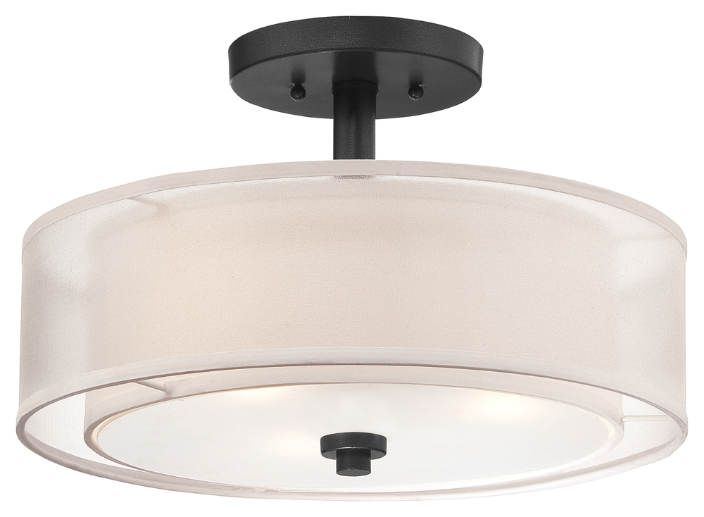 Parsons Studio - 3 Light Semi Flush