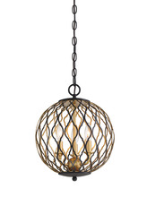 Minka-Lavery 2403-680 - Gilded Glam - 3 Light Pendant