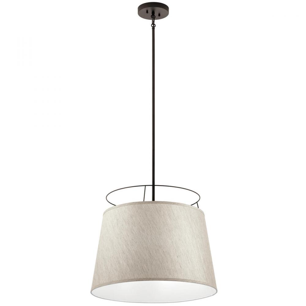 Marika 20" 3 Light Pendant in Olde Bronze