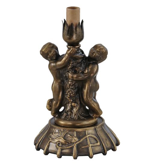 8"H Twin Cherub Table Base