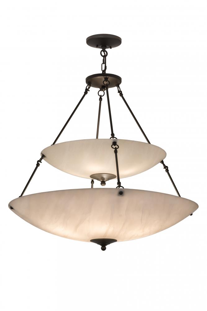 36" Wide Cypola 2 Tier Inverted Pendant