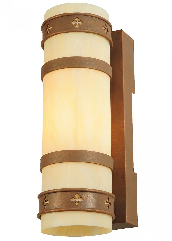 7" Wide Byzantine Wall Sconce