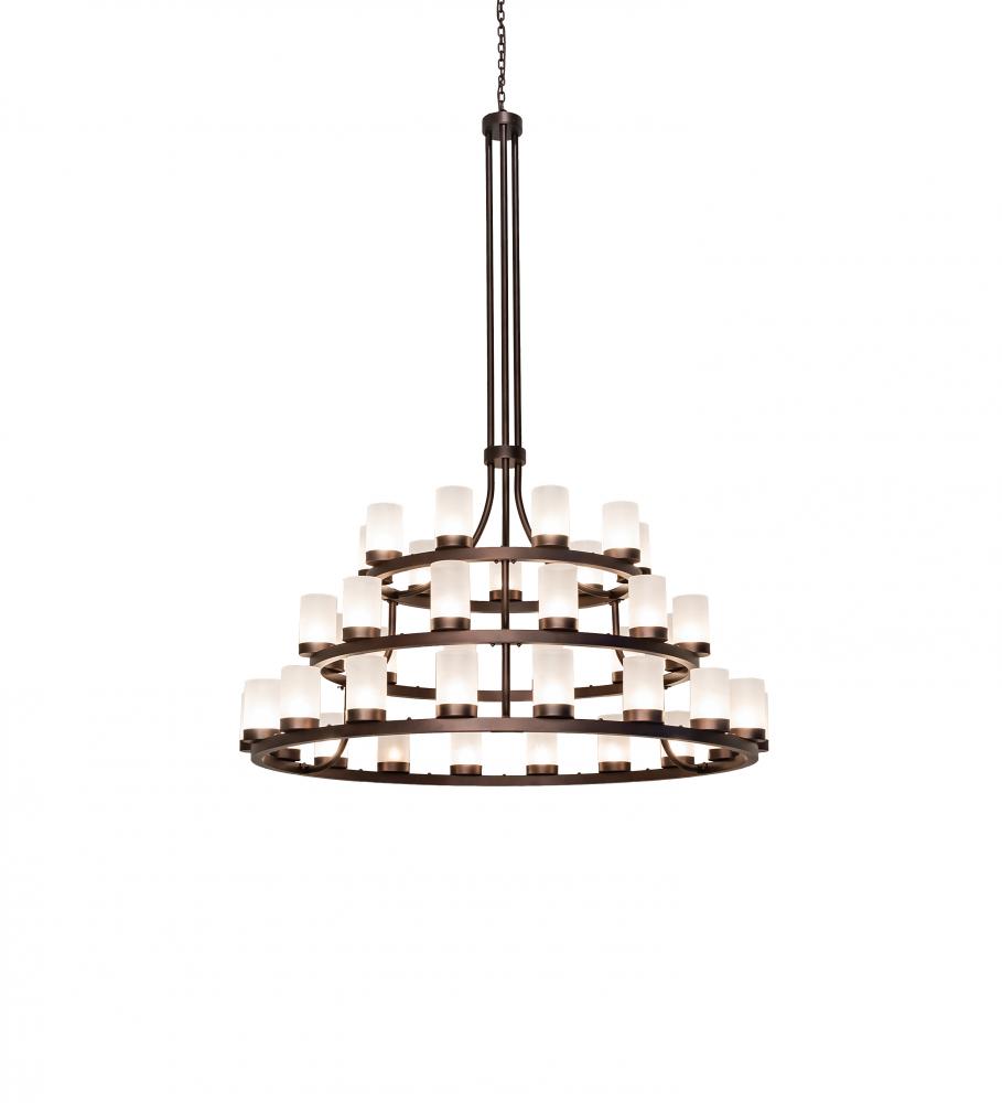 72" Wide Loxley 39 Light Three Tier Chandelier