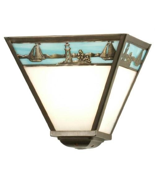 9"W Sailboat Wall Sconce