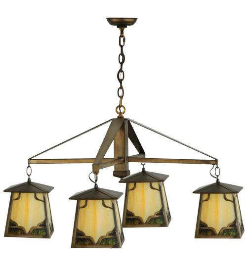 41"W Kirkpatrick 4 LT Chandelier