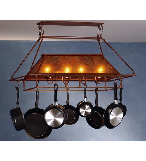 39"L Mission Prime Pot Rack