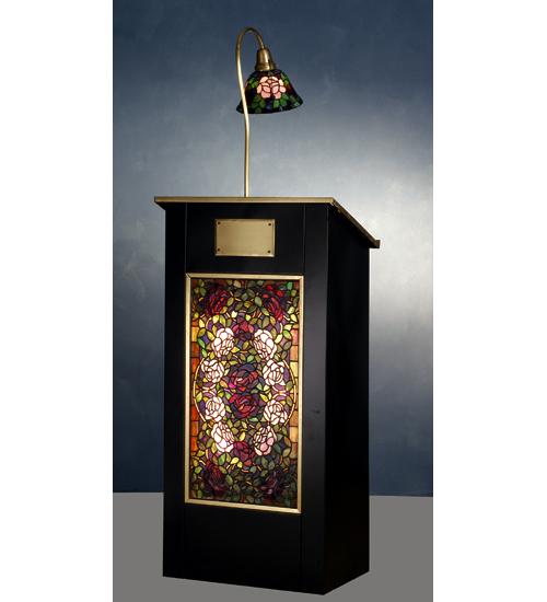 68"H Rosebush Lighted Podium