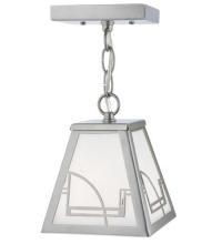 Meyda Blue 116750 - 6"Sq Revival Deco Mini Pendant