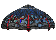 Meyda Blue 118782 - 18" Wide Tiffany Hanginghead Dragonfly Shade