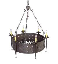 Meyda Blue 120065 - 38" Wide Claudio 6 Light Chandelier