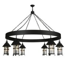 Meyda Blue 120725 - 66"W Rutland 6 Lantern Chandelier