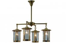 Meyda Blue 140492 - 30"W Craftsman Signature Fulton Prime Chandelier