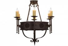 Meyda Blue 160259 - 30" Wide Calandra 6 Light Chandelier