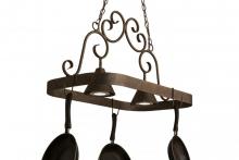 Meyda Blue 161509 - 32"W Elana 2 LT Pot Rack