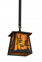 Meyda Blue 166497 - 7"Sq Tall Pines Pendant