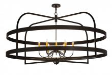 Meyda Blue 173570 - 68"W Aldari 12 LT Chandelier