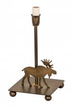 Meyda Blue 179117 - 10.5"H Lone Moose Table Base