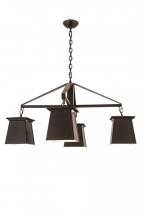 Meyda Blue 188001 - 41"W Mission Midnight 4 LT Chandelier