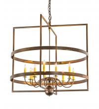 Meyda Blue 213168 - 36" Wide Aldari 12 Light Chandelier