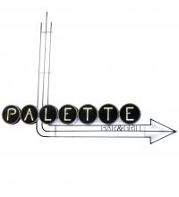 Meyda Blue 214316 - 85" Wide Paletta Sign