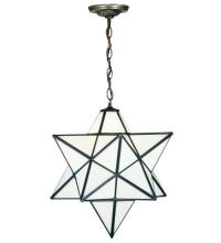 Meyda Blue 21842 - 18" Wide Moravian Star White Pendant