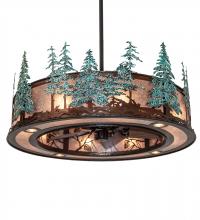 Meyda Blue 230672 - 45" Wide Whispering Pines Chandel-Air