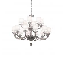 Meyda Blue 245498 - 48" Wide Murano Almaden Southland 18 Light Chandelier..