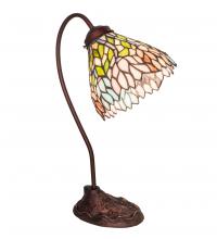 Meyda Blue 247791 - 18" High Wisteria Desk Lamp