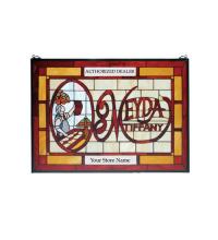 Meyda Blue 28370 - 28"W X 20"H MEYDA Tiffany Customizable Stained Glass Window