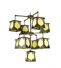 Meyda Blue 52068 - 36"Wide Kirkpatrick Stillwater 9 Light Chandelier