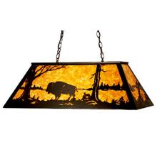 Meyda Blue 65416 - 48"L Buffalo Oblong Pendant