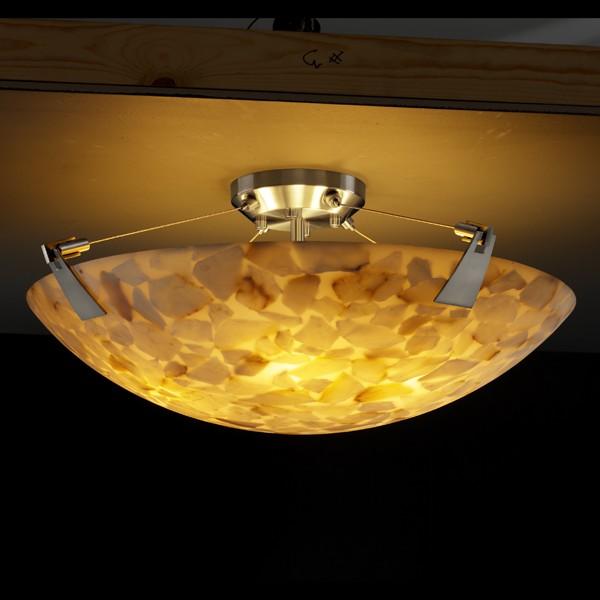 48" Semi-Flush Bowl w/ Tapered Clips