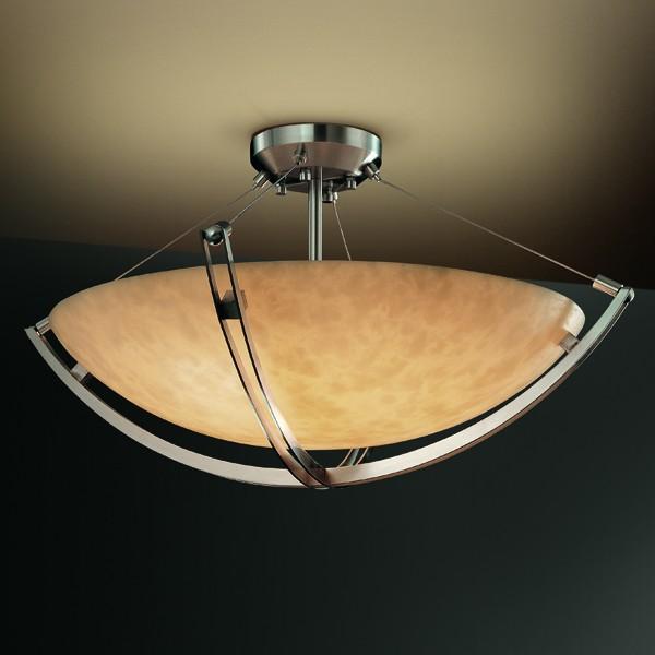 18" Semi-Flush Bowl w/ Crossbar