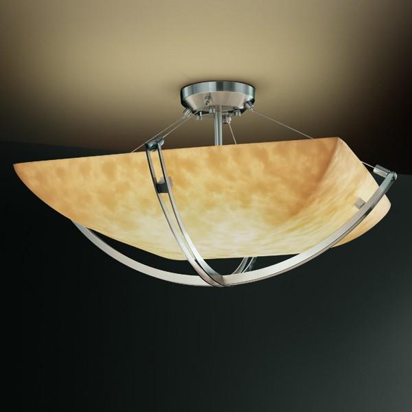 24" Semi-Flush Bowl w/ Crossbar