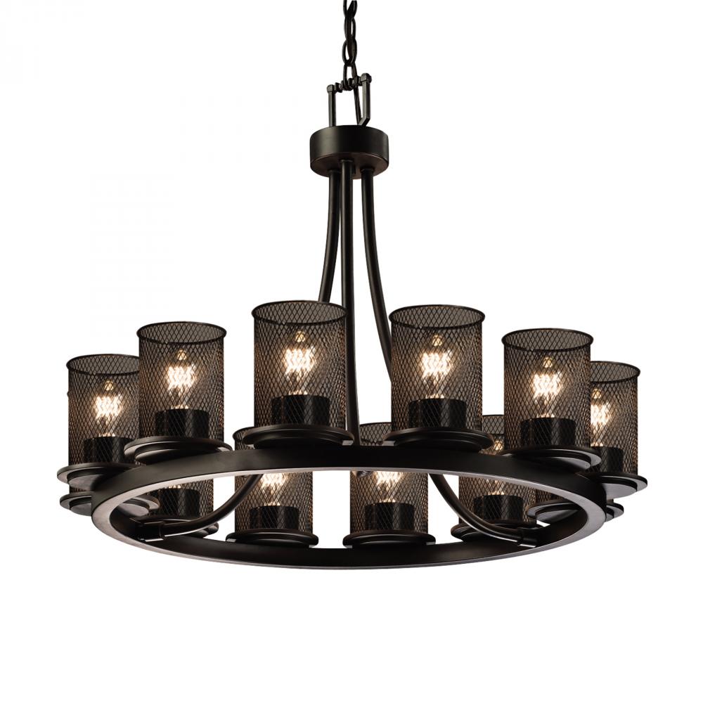 Dakota 12-Light Ring Chandelier (Short)