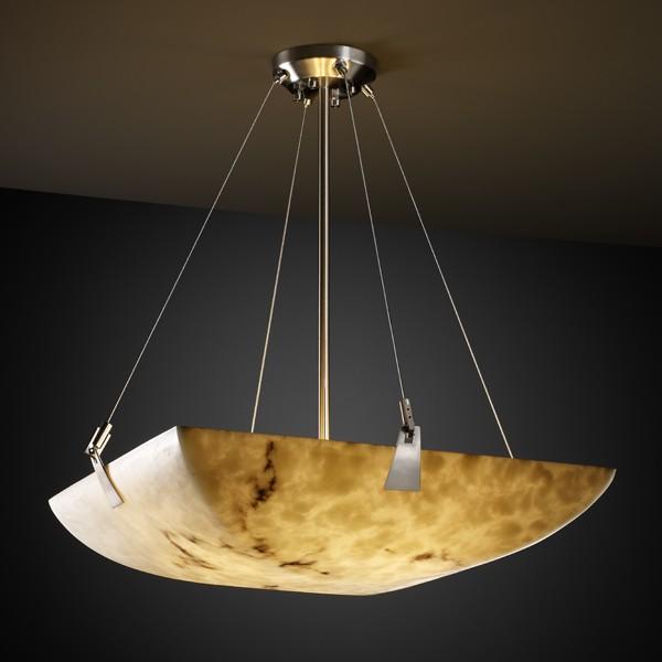 36" Pendant Bowl w/ Tapered Clips