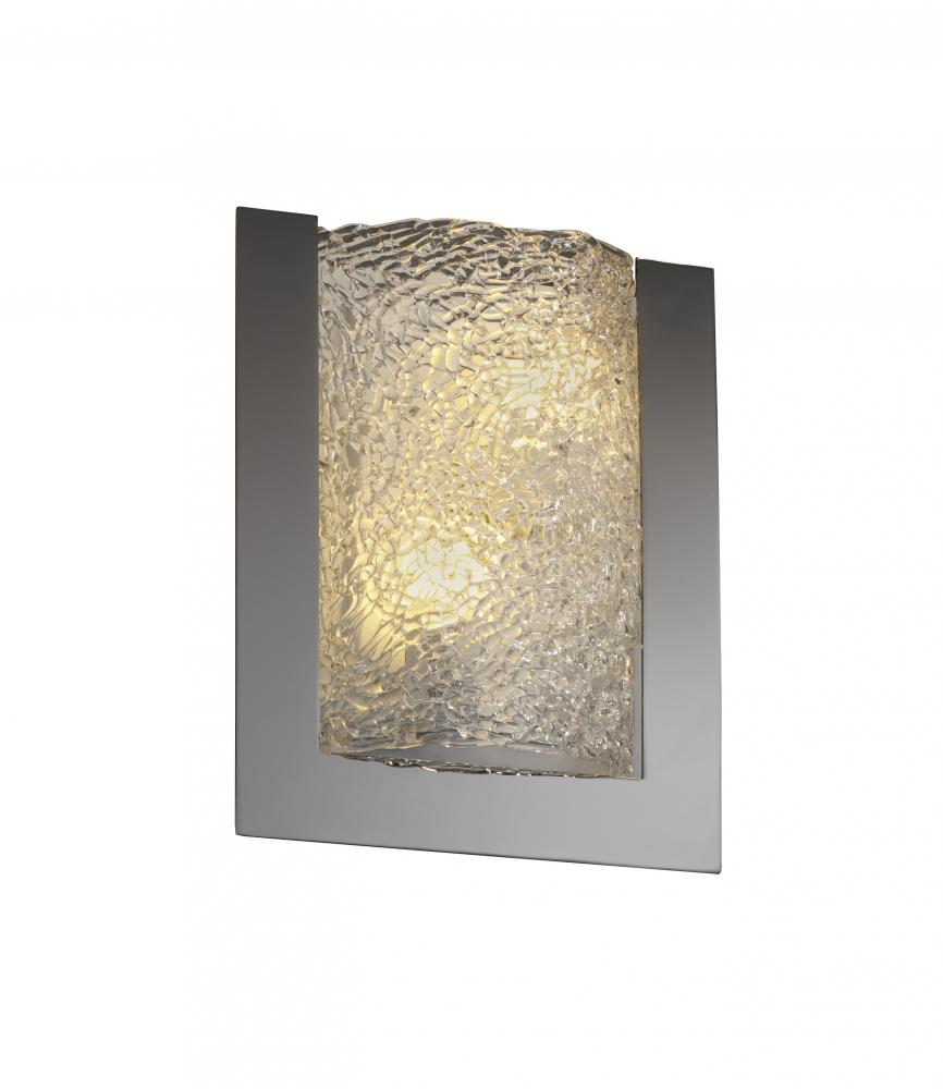 Framed Rectangle 3-Sided Wall Sconce (ADA)