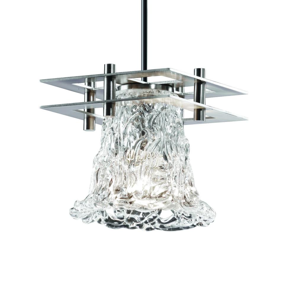 Metropolis 1-Light Small Pendant (2 Flat Bars)