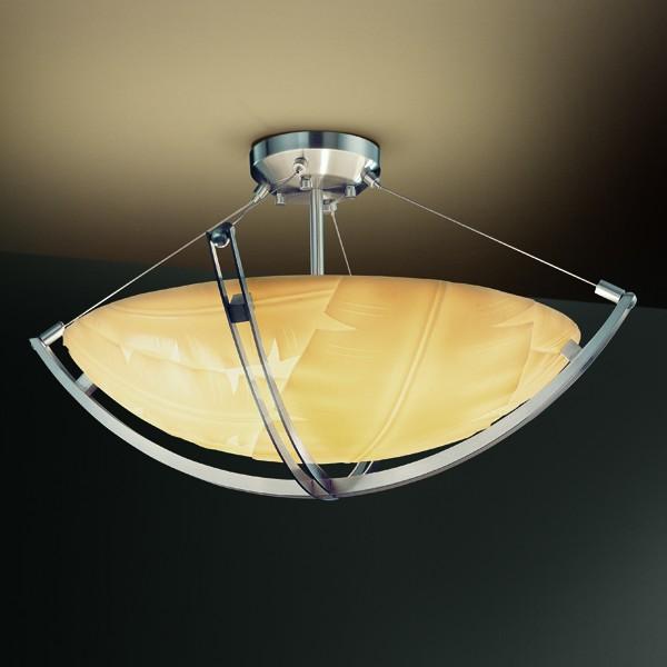 36" Semi-Flush Bowl w/ Crossbar