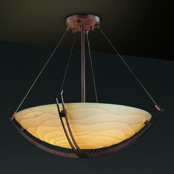 36" Pendant Bowl w/ Crossbar