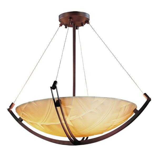 48" LED Pendant Bowl w/ Crossbar