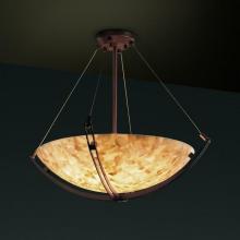 Justice Design Group ALR-9721-35-DBRZ-LED-3000 - 18" Pendant Bowl w/ Crossbar