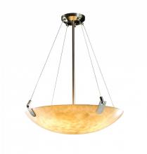 Justice Design Group CLD-9622-25-NCKL-LED-5000 - 24" Pendant Bowl w/ U-Clips