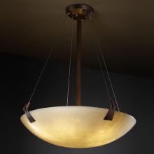 Justice Design Group CLD-9641-35-DBRZ-LED-3000 - 18" Pendant Bowl w/ Tapered Clips