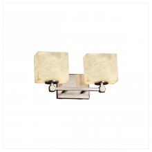 Justice Design Group CLD-8422-55-NCKL - Tetra 2-Light Bath Bar