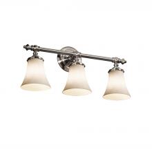 Justice Design Group CLD-8523-20-NCKL-LED3-2100 - Tradition 3-Light LED Bath Bar