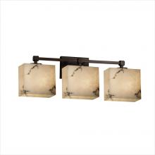 Justice Design Group FAL-8423-55-DBRZ - Tetra 3-Light Bath Bar