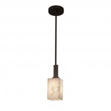 Justice Design Group FAL-8445-15-DBRZ - Era 1-Light Mini-Pendant