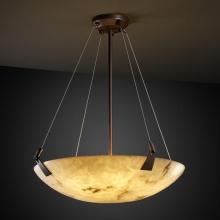 Justice Design Group FAL-9641-25-DBRZ-LED-3000 - 18" Pendant Bowl w/ Tapered Clips