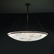 Justice Design Group FAL-9698-35-DBRZ - 72" Round Pendant Bowl w/ Ring